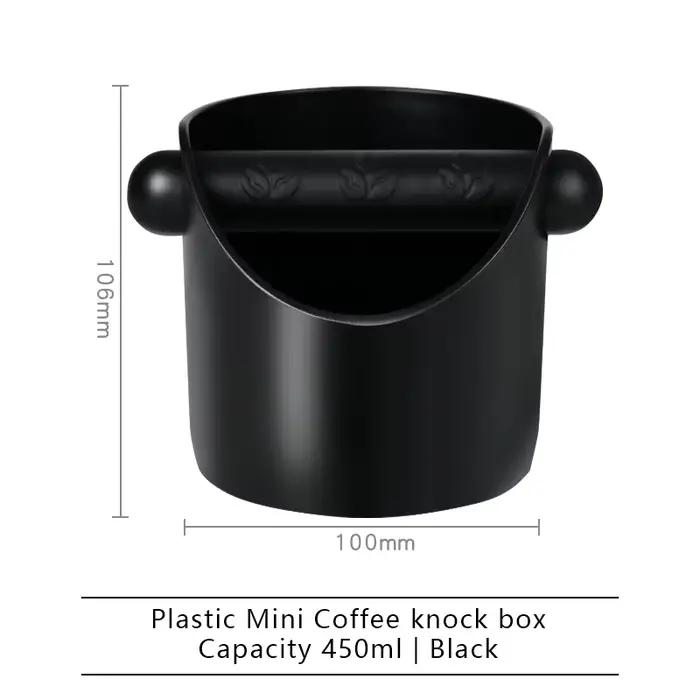 Boîte à café pour moer les déchets et les marches, tampon antidérapant, absorbant les chocs avec bar