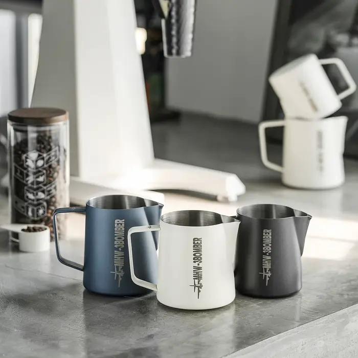 MHW 3 bombardier 400/700ml pichet à mousse de lait tasse à vapeur grande capacité pichet à mousse de