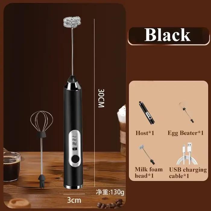Mousseur à lait électrique de haute qualité, mousseur portatif Rechargeable par USB, mélangeur de bo