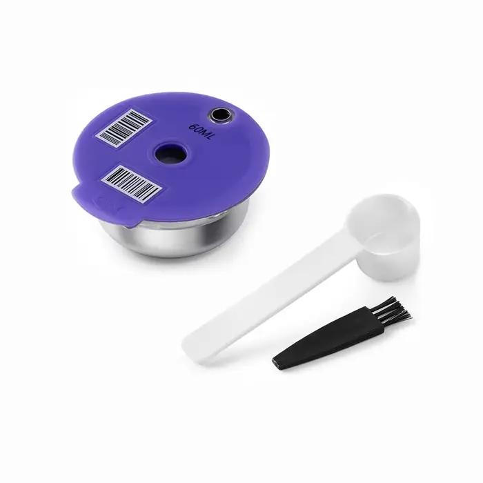 Dosettes de café en acier inoxydable 60/180/200/220ml pour BOSCH Tassimo-filtre à capsules rechargea