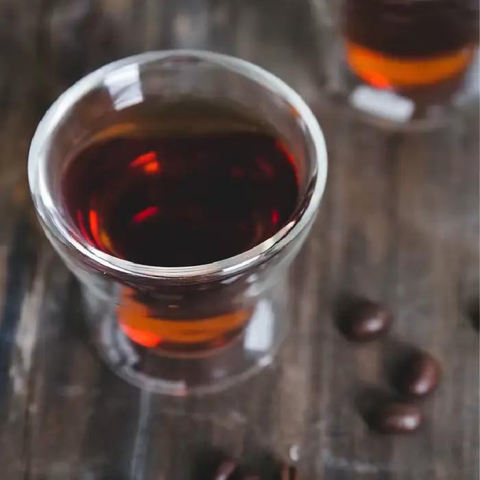 Tasses à expresso à double paroi en verre borosilicate, tasse à thé, vin, lait, tasse à boisson rési