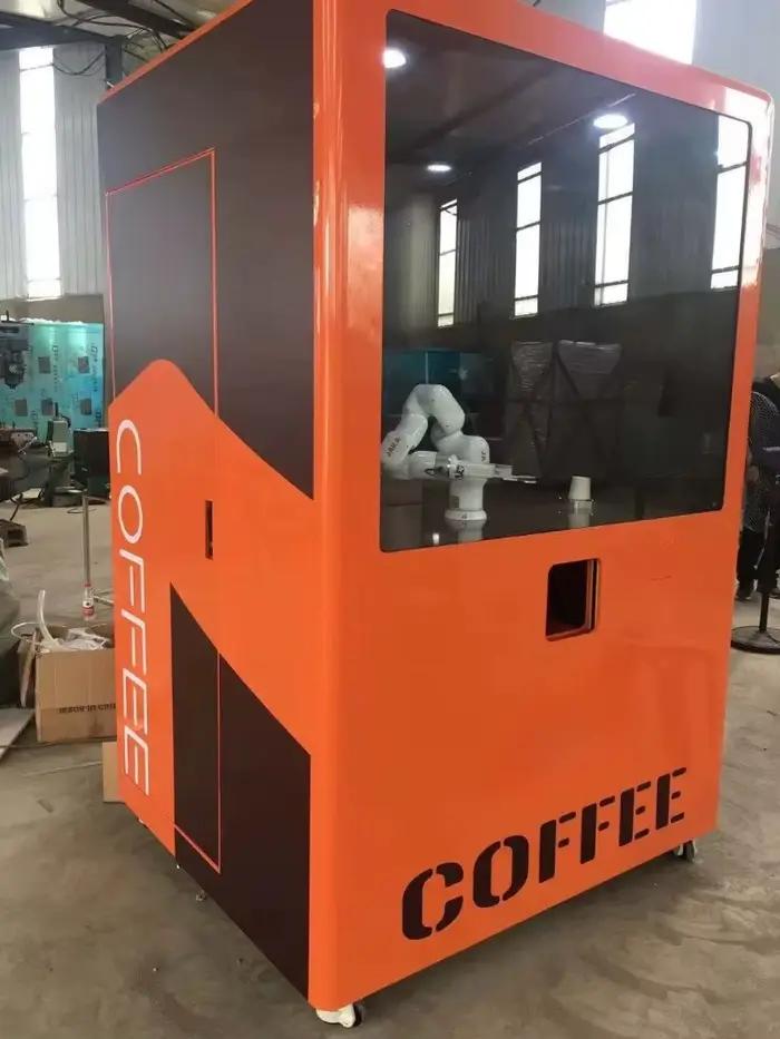 Machine à café robotisée de table entièrement automatique