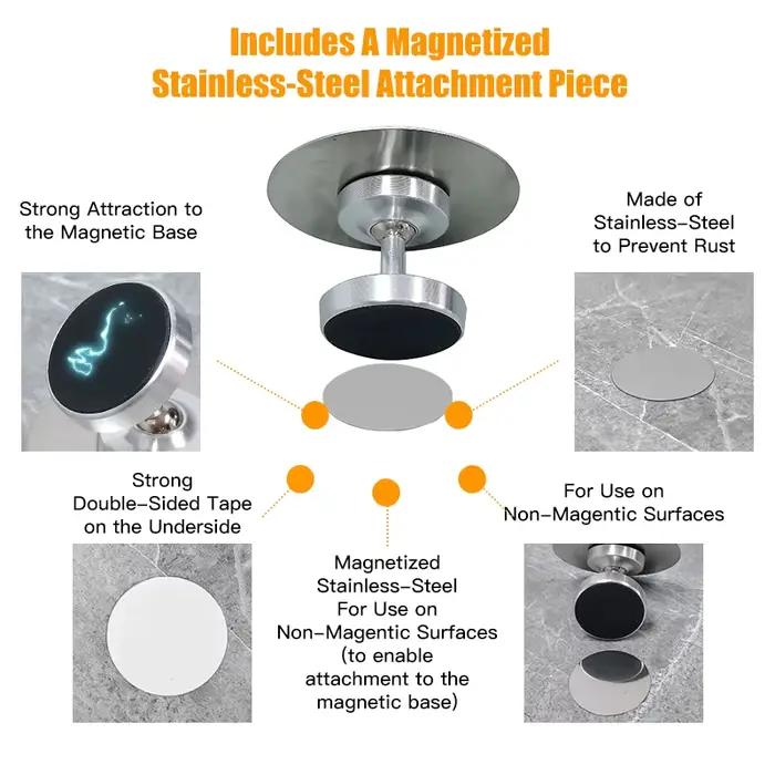 Miroir d'extraction espresso shot mirror acier inoxydable réglable pour barista porte filtre sans fond occasions spéciales caféinées