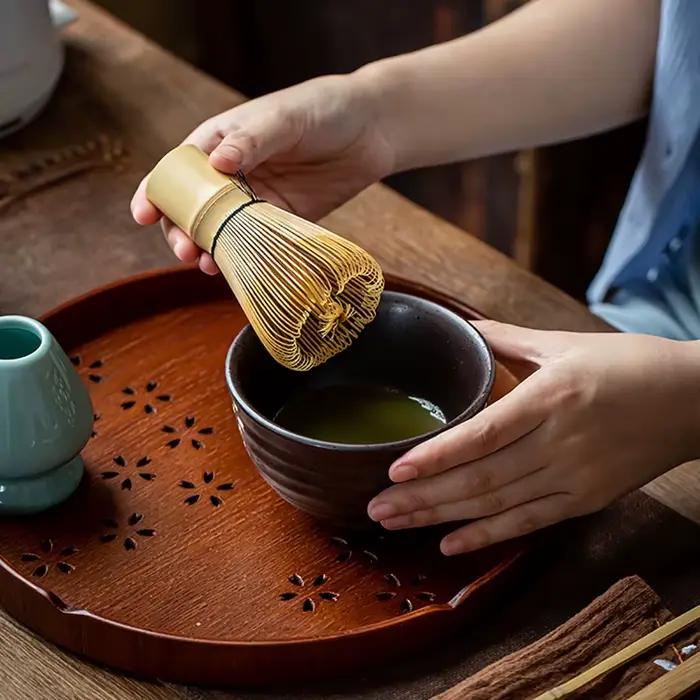 ⭐ Fouet à thé Matcha japonais (Chasen)