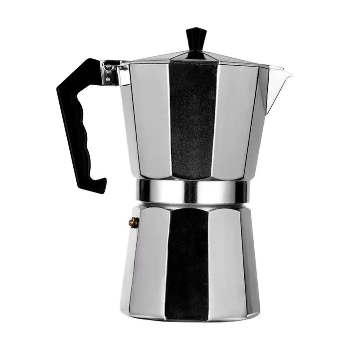 Moka Pot Machine à café italienne expresso aluminium Geyser cafetière bouilloire Latte poêle classique