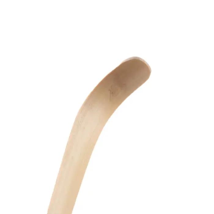 Spatule en bois de bambou noire fait à la main pour la préparation de thé, matcha, épices et soins du cuir chevelu pour amateurs de thé et cuisiniers passionnés