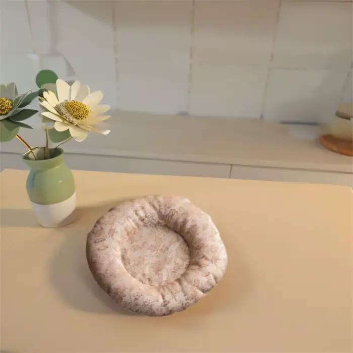 Coussin de théière en tissu floral élégant pour isolation thermique et protection de meubles occasions spéciales pauses théiques