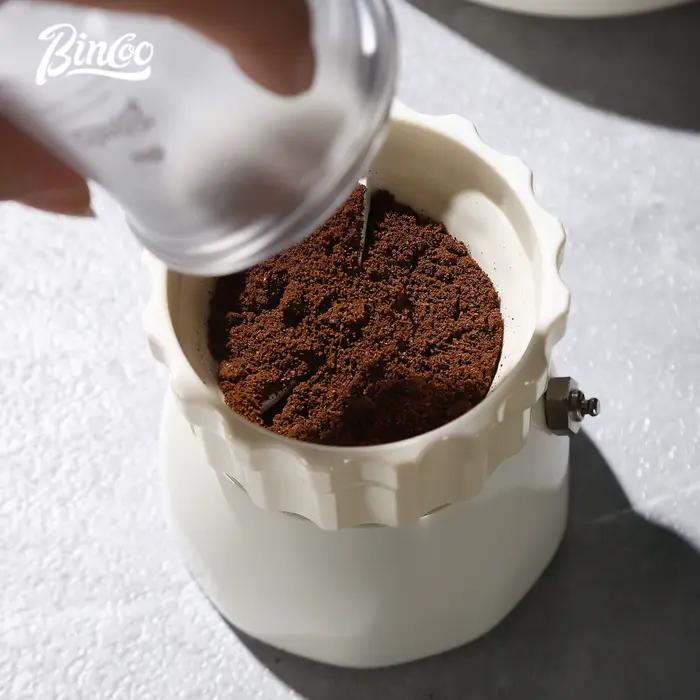 Kit d'outils pratique pour le dosage et le nivellement du café, kit Bincoo pour cafetière moka, valve simple ou double, outils pour amateurs de café, pour une préparation propre et efficace, occasions quotidiennes et cadeaux personnalisés