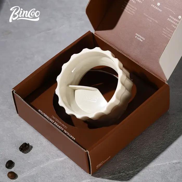 Kit d'outils pratique pour le dosage et le nivellement du café, kit Bincoo pour cafetière moka, valve simple ou double, outils pour amateurs de café, pour une préparation propre et efficace, occasions quotidiennes et cadeaux personnalisés