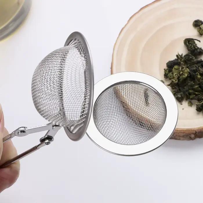 Infuseur à thé poignée boule de thé sphère maille passoire à thé café herbe épices filtre diffuseur Gadget de cuisine en acier inoxydable