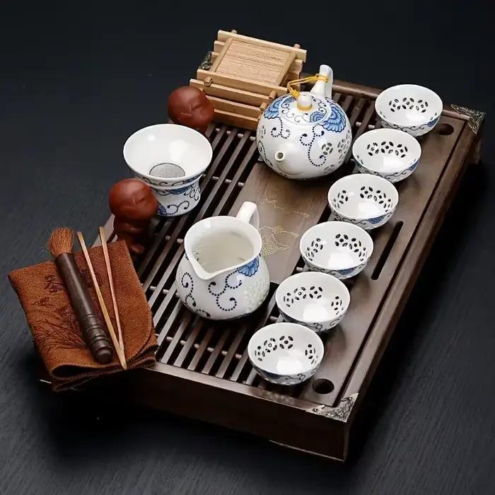 Ensemble De tasses à thé chinois en argile violette