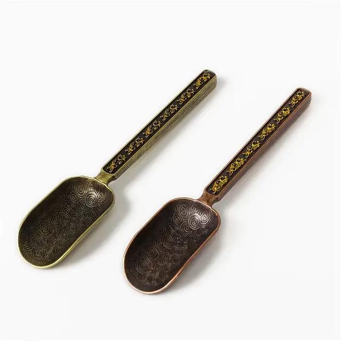 Cuillère à thé en alliage Xiangyun Caddy