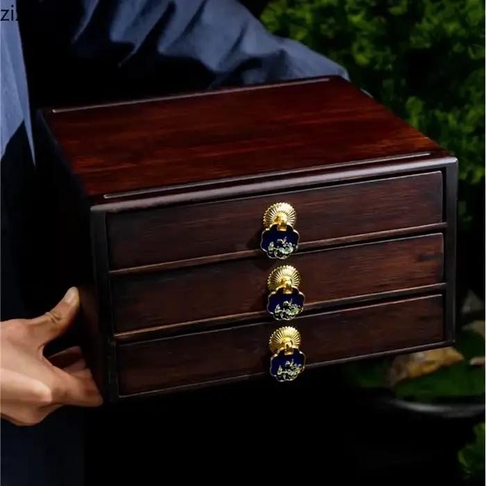 Boîte de rangement de gâteaux au thé