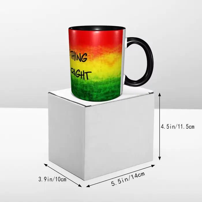 Tasses personnalisées avec le drapeau de la Jamaïque