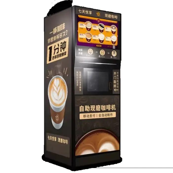 Distributeur automatique de café Nespresso à broyage frais et design personnalisé