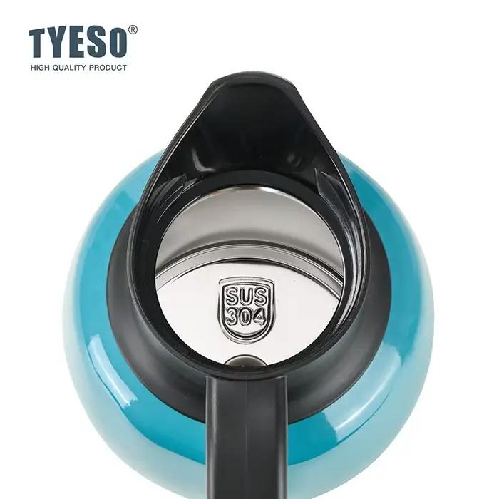 Infuseur à thé Tyeso en acier inoxydable avec forme de citrouille compatible avec différents filtres pour thé et boissons fraîches occasions quotidiennes et spéciales