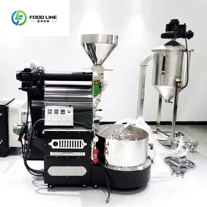 Torréfacteur électrique professionnel à gaz de grande capacité 6kg 12kg 15kg