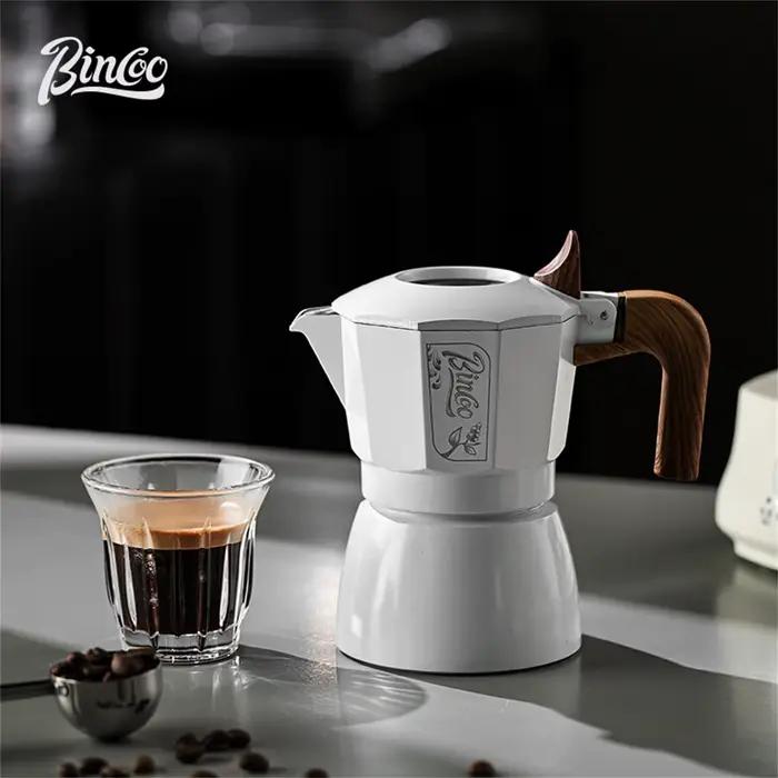 Bincoo Double Valve Moka Pot Machine à expresso ensemble d'extraction café infusé à la main