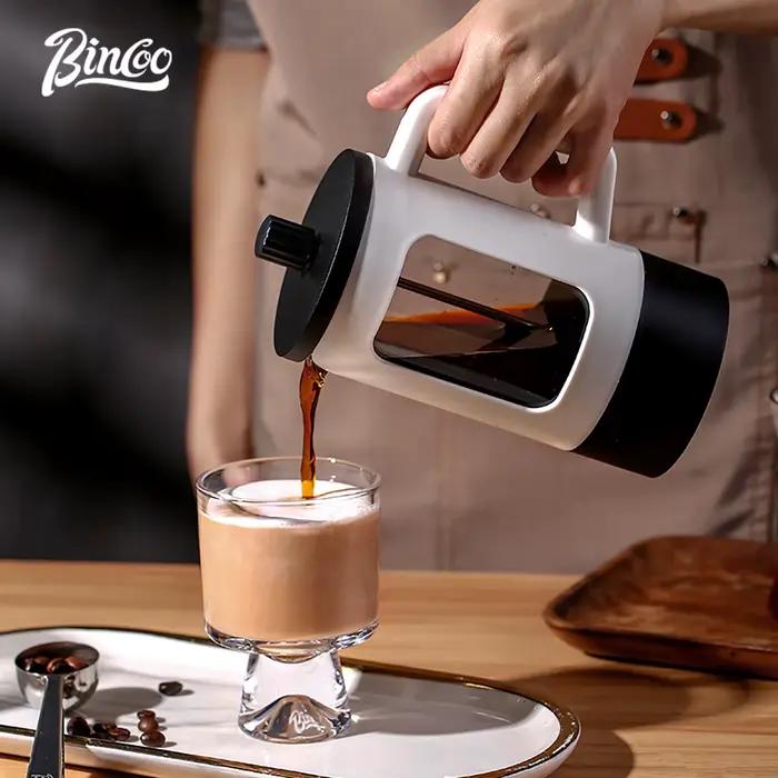 Bincoo 600ML café français presse Pot cafetière haute teneur en verre Borosilicate maison