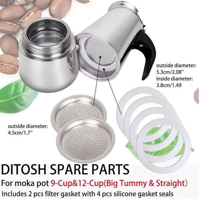 Joint d'étanchéité en caoutchouc pour cafetière Moka italienne