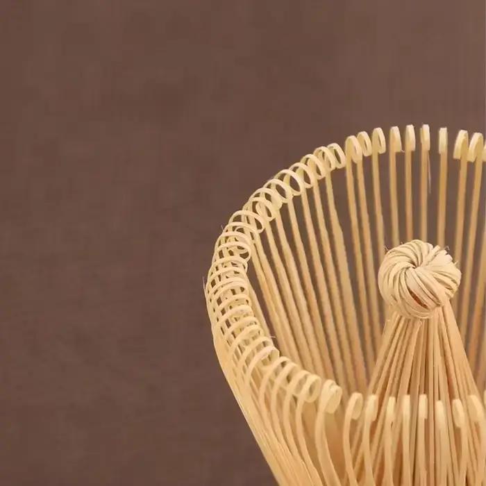 Cérémonie japonaise bambou Matcha pratique poudre fouet café vert thé brosse Chasen outil broyeur brosses thé accessoires
