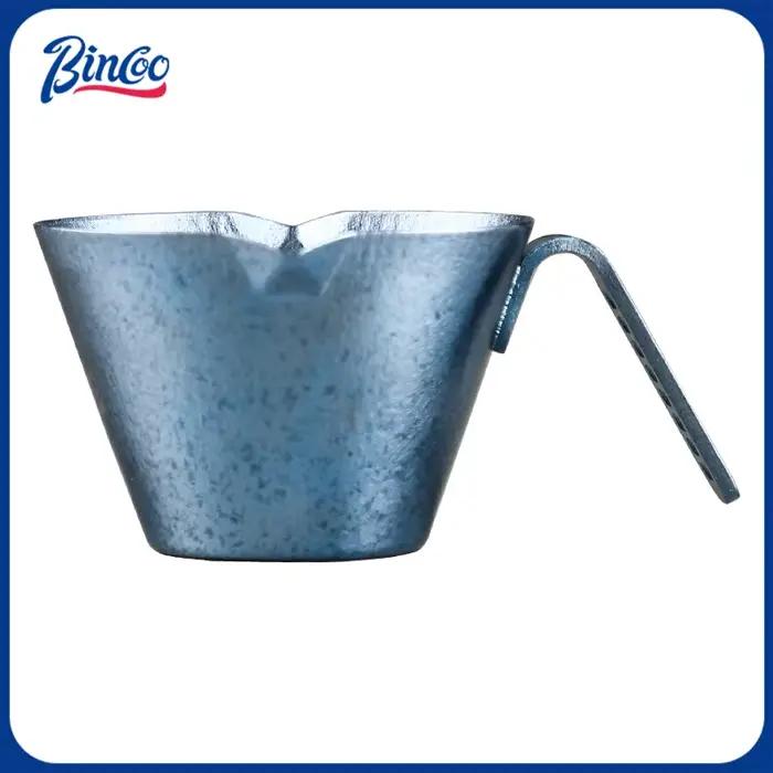 Bincoo Tasse à café en titane premium 90 ml pour l'extraction d'espresso et la mesure du lait Construction durable