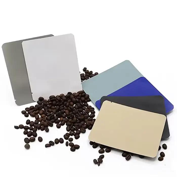 100 sachets de thé en papier kraft avec fermeture thermique en aluminium imprimé numériquement personnalisé