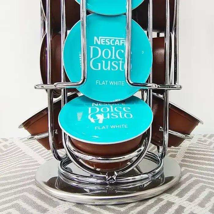 Porte-capsules Dolce Gusto en acier inoxydable