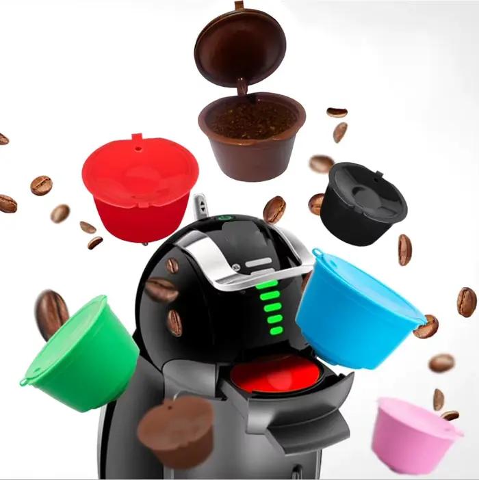 Nouveau filtre à café rechargeable réutilisable en plastique