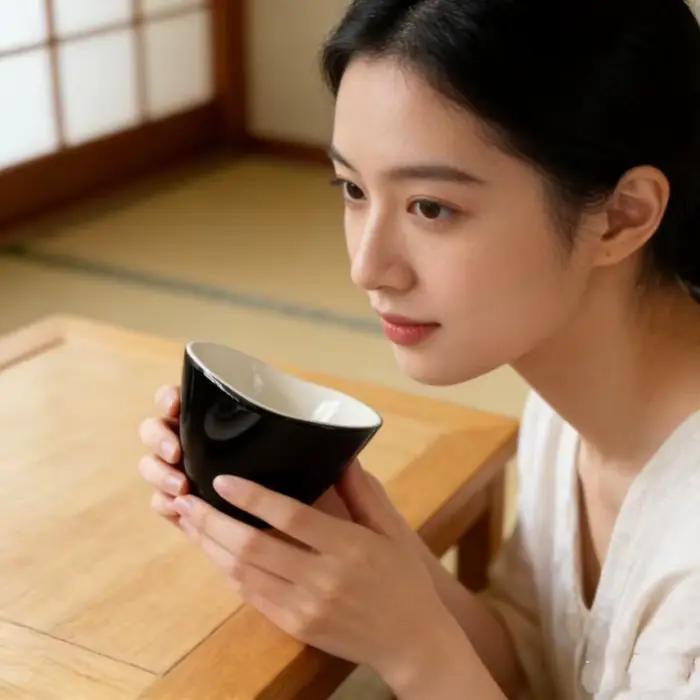 Tasse à thé en porcelaine de 350 ml