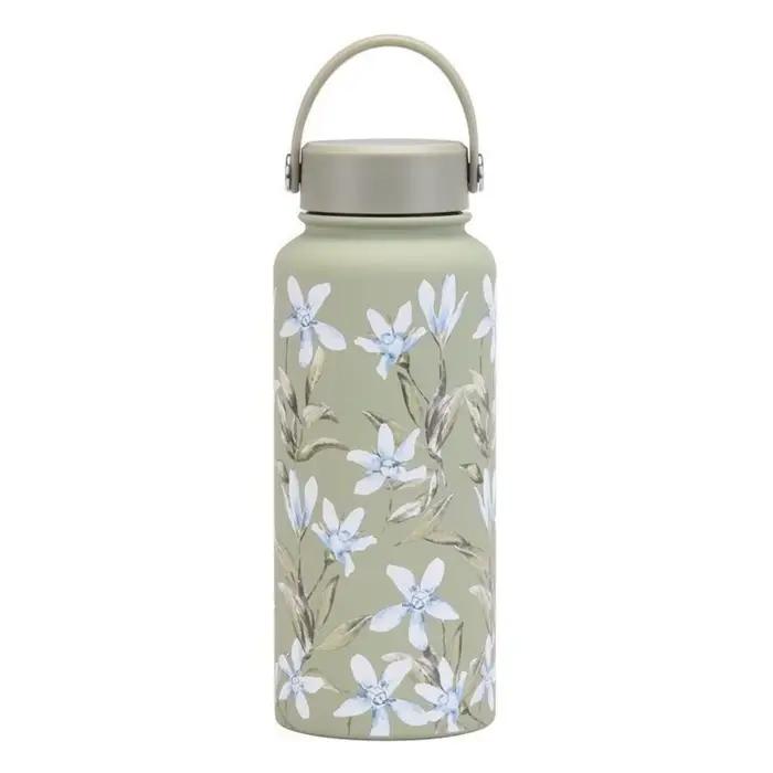 Bouteille en acier inoxydable thermique multi-couleurs 1 litre pour la maison et l'extérieur occasions spéciales cadeau résistant à la chaleur et au froid
