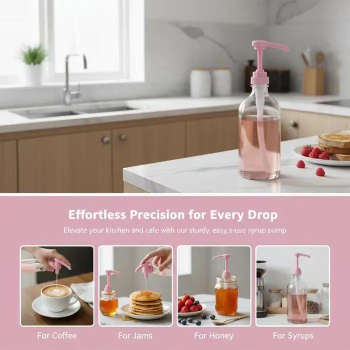 5X pompe à sirop, distributeur de sirop pour café