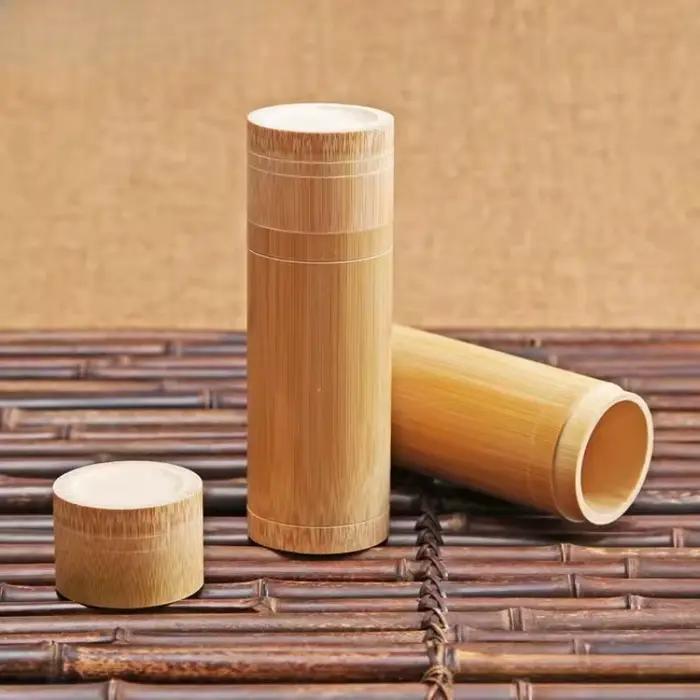 Boîte de rangement de thé en bambou délicate et Portable