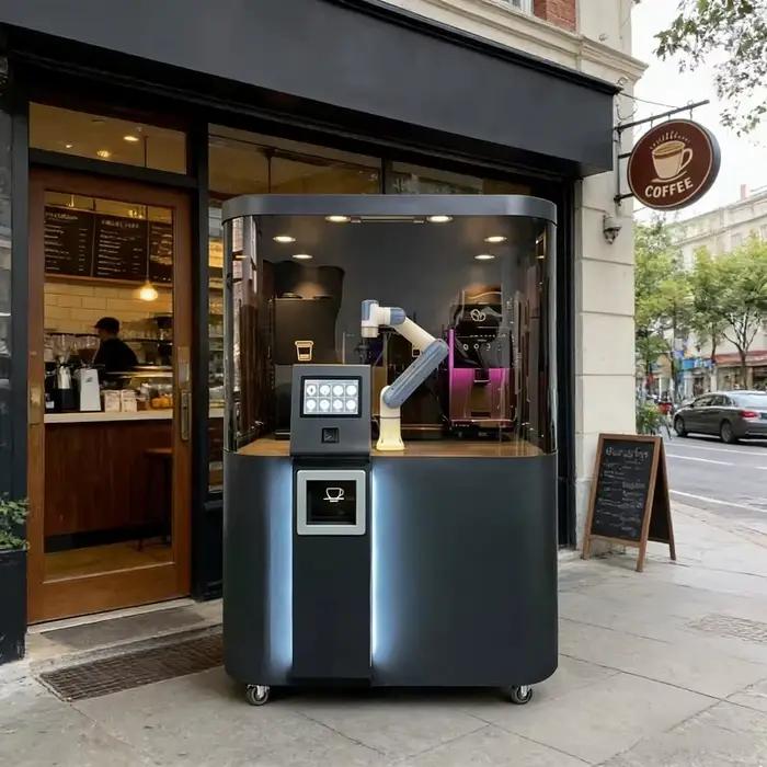 Machine à café robotisée entièrement automatique personnalisée