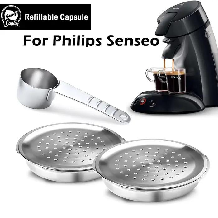 Capsules senseo Capsules de café réutilisables en acier inoxydable 304