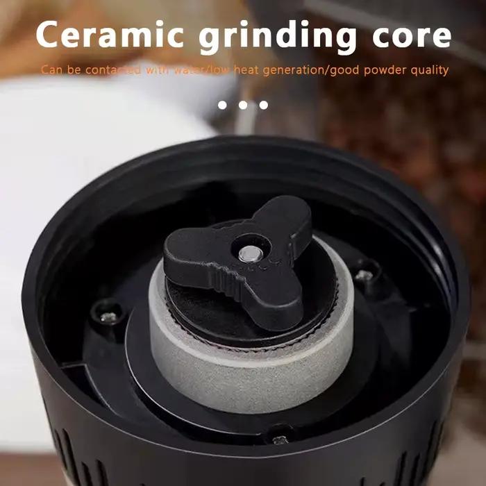 Moulin à café électrique réglable avec charge USB