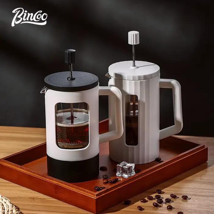 Bincoo 600ML café français presse Pot cafetière haute teneur en verre Borosilicate maison